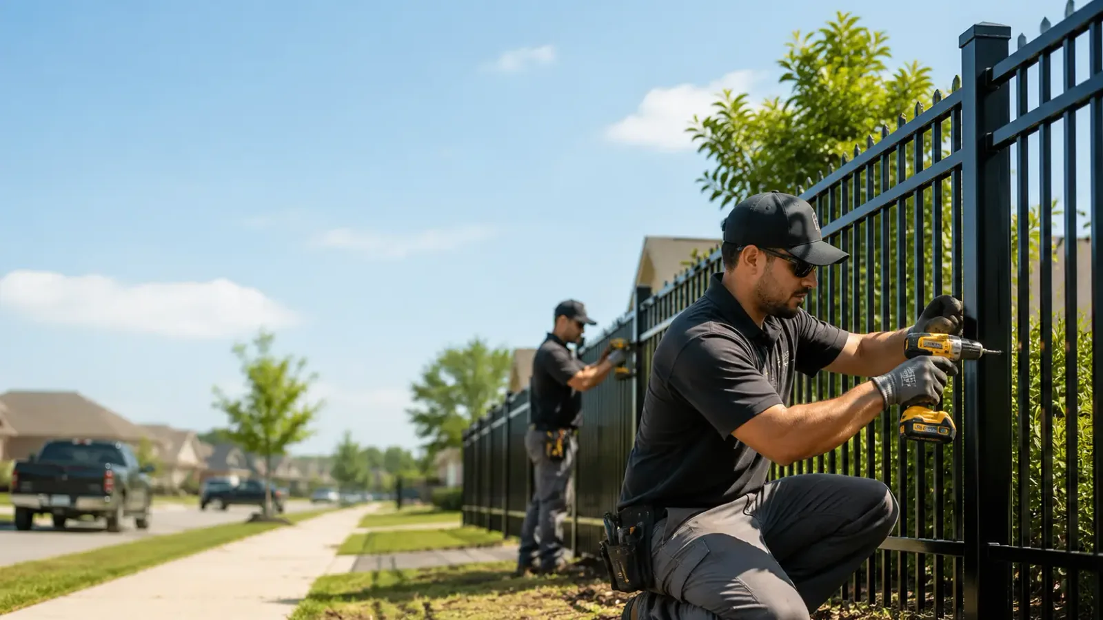Metal Fence Installation in Washington, IN